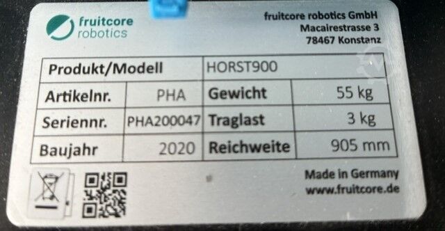 Industrial robot Fruitcore horst900