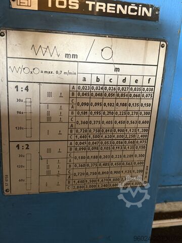 Leit-/Zugspindeldrehmaschine TOS Trenčín SUI 40