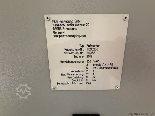 Fully automatic pharmaceutical packaging line PKM Packaging GmbH / KOCH Pac-Systeme 