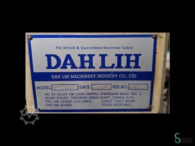 Milling machines Dah Lih DL-MCV 610 1992 Dah Lih DL-MCV 610 DL-MCV