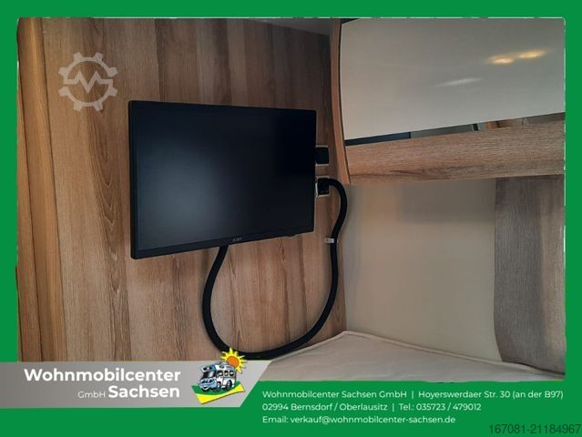 Teilintegriertes Wohnmobil GIOTTILINE Therry T32 Einzelbetten Top Ausstattung