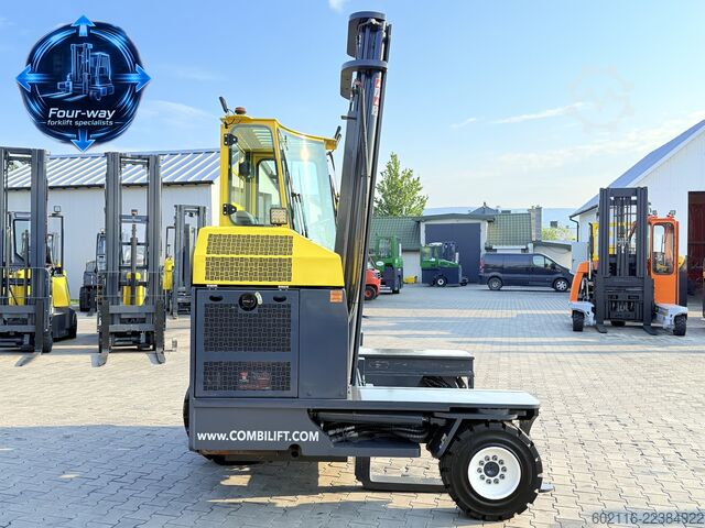 4-way forklift Combilift C3000XL GAS DUPLEX 4550 FORK POSITIONER