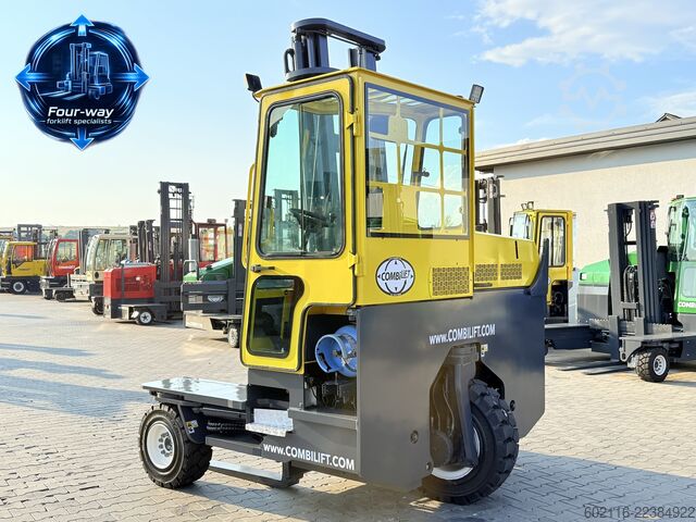 4-way forklift Combilift C3000XL GAS DUPLEX 4550 FORK POSITIONER
