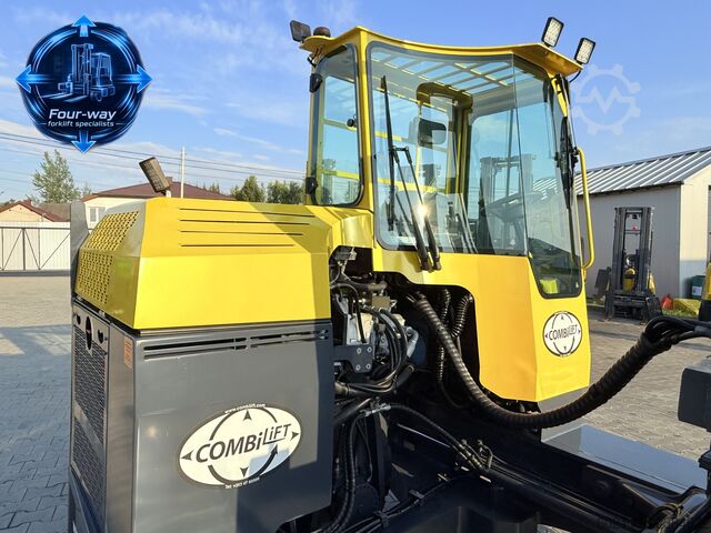4-way forklift Combilift C3000XL GAS DUPLEX 4550 FORK POSITIONER
