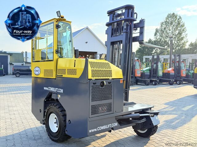 4-way forklift Combilift C3000XL GAS DUPLEX 4550 FORK POSITIONER