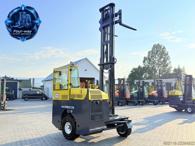 4-way forklift Combilift C3000XL GAS DUPLEX 4550 FORK POSITIONER
