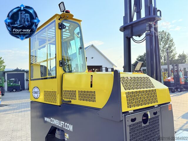 4-way forklift Combilift C3000XL GAS DUPLEX 4550 FORK POSITIONER