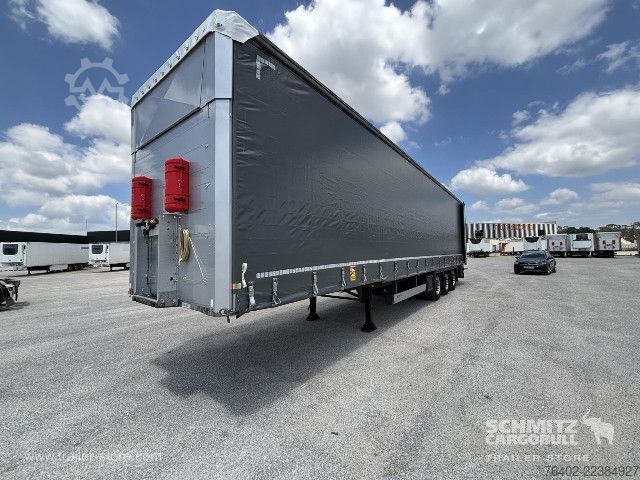 Auflieger mit Pritsche & Plane Schmitz Cargobull Semitrailer Curtainsider Mega