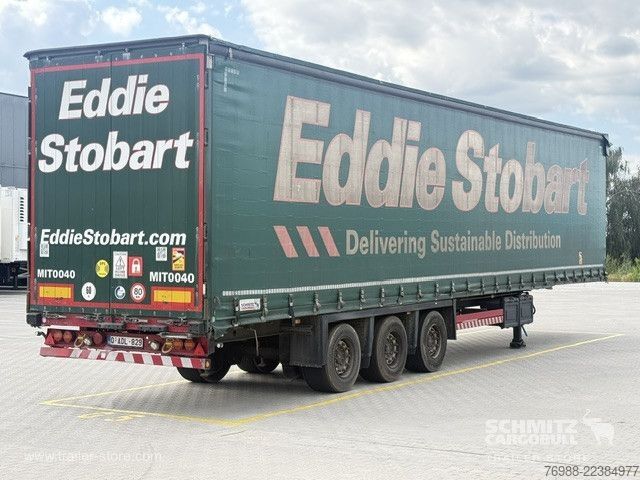 Auflieger mit Pritsche & Plane Schmitz Cargobull Curtainsider Mega