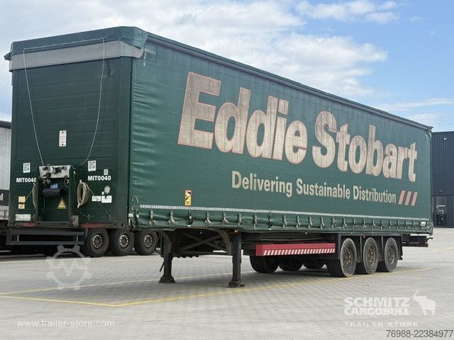 Auflieger mit Pritsche & Plane Schmitz Cargobull Curtainsider Mega