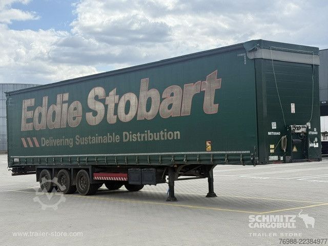 Auflieger mit Pritsche & Plane Schmitz Cargobull Curtainsider Mega