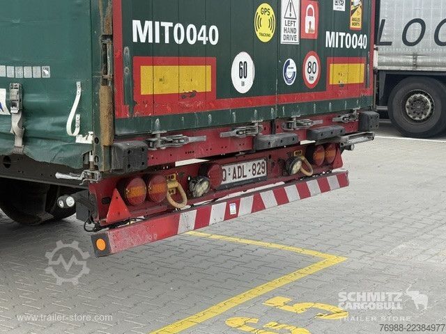 Auflieger mit Pritsche & Plane Schmitz Cargobull Curtainsider Mega