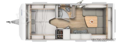 Wohnwagen Hymer/Eriba Nova 530 Mover, Hubstützen,Arktis Paket