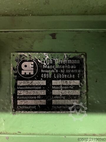 Hydraulische Ausprobierpresse 50 T Overmann VP 500