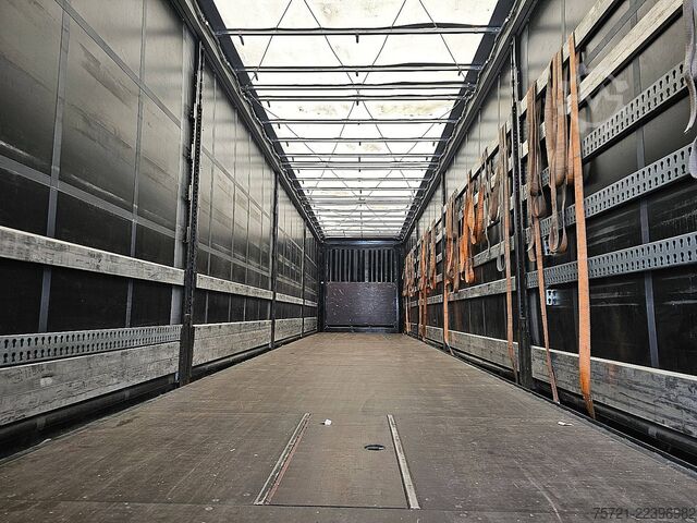 Sliding tarpaulins KRONE SD ALCOA'S 2X LIFTAXLE