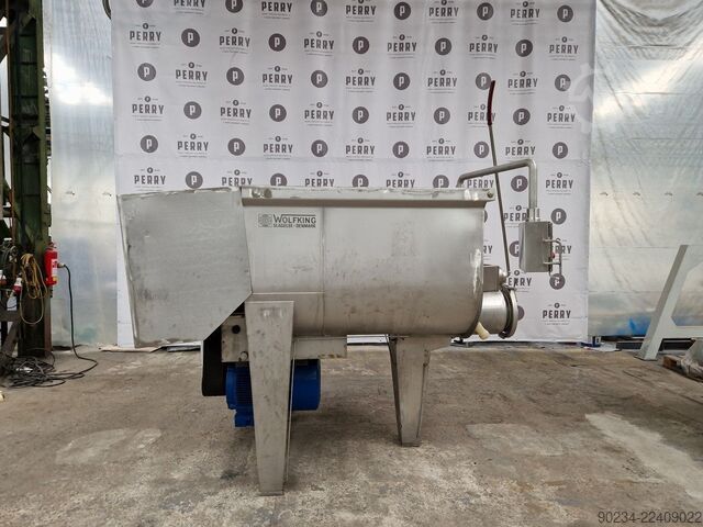 1500 L Twin shaft paddle mixer Wolfking type TSMG 1500/250 WOLFKING TSMG 1500/250