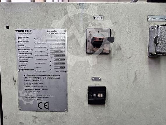 Drehmaschine - zyklengesteuert WEILER E 50/1