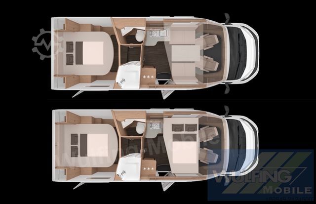 Teilintegriertes Wohnmobil KNAUS Live Wave 700 LX  Queensbett TrumaD VOLL!