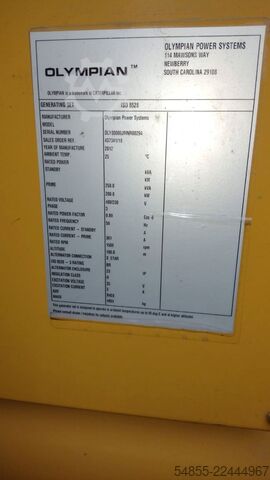 Other  . Olympian Generator XQE250-2
