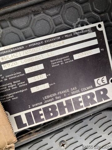 Kettenbagger LIEBHERR R920