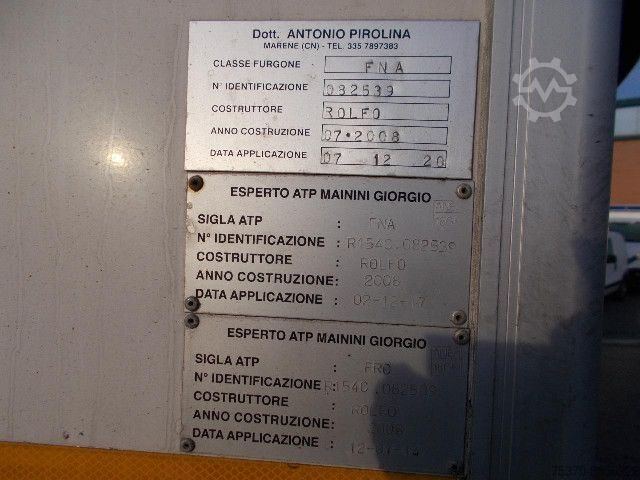 Reefer semitrailer Rolfo Rolfo
