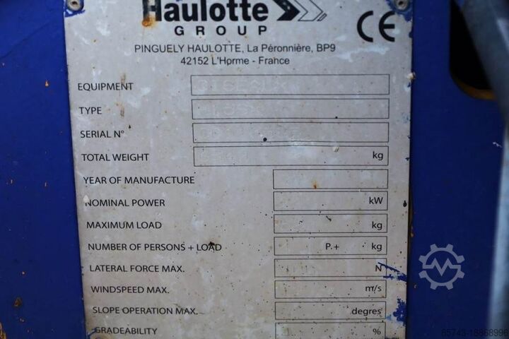 Scherenhebebühne Haulotte H15SX Diesel, 4x4 Drive 15 Working Height, 500kg C