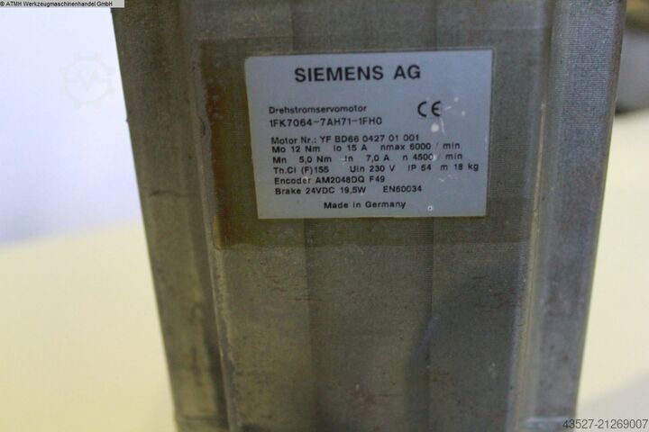 Motor SIEMENS 1FK7064-7AH71-1FH0
