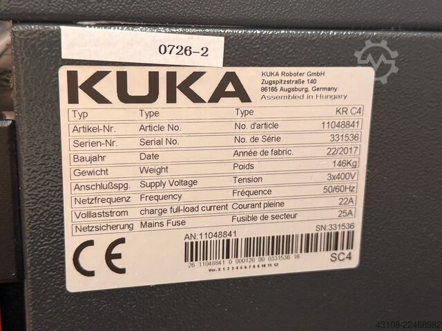 Industrial robot KUKA KR 90 R2700 pro
