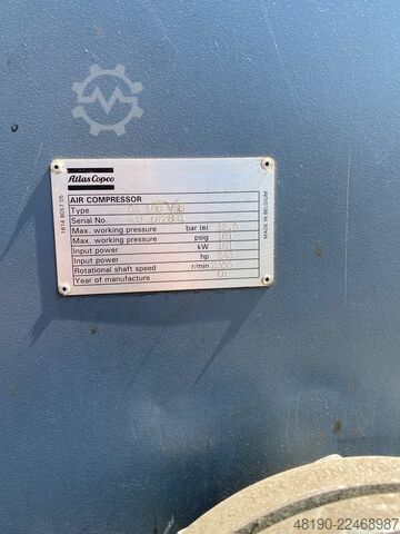 Screw compressor Atlas Copco GA180VSD