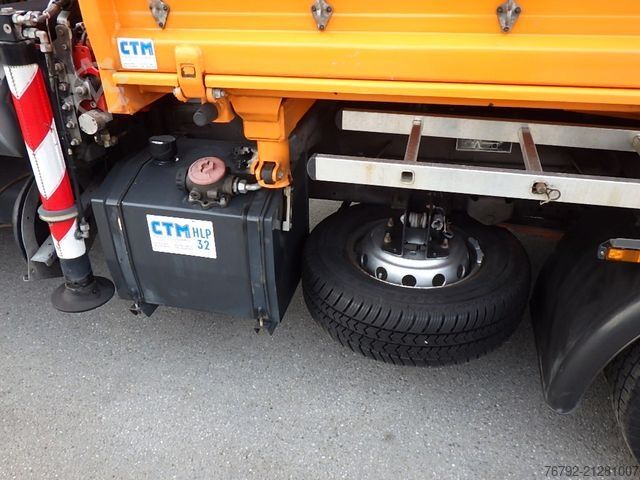 Dreiseitenkipper IVECO 70 C 18 DoKa/Kipper/Palfinger Kran/Greifer/2xAHK