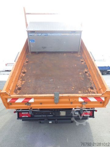 Transporter mit Kipper IVECO 70 C 18 DoKa/Kipper/Palfinger Kran/Greifer/2xAHK