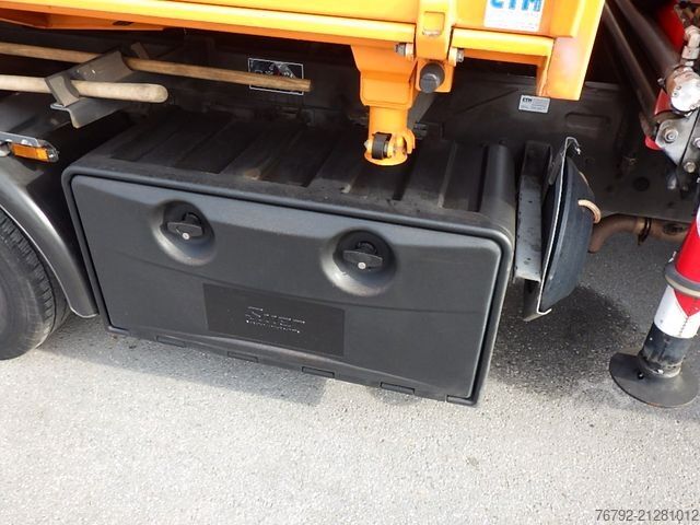 Transporter mit Kipper IVECO 70 C 18 DoKa/Kipper/Palfinger Kran/Greifer/2xAHK