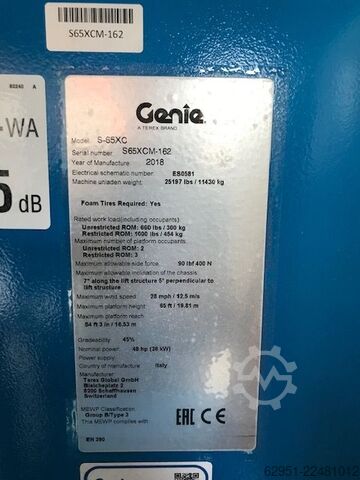 Teleskoparbeitsbühne Genie S 65 XC