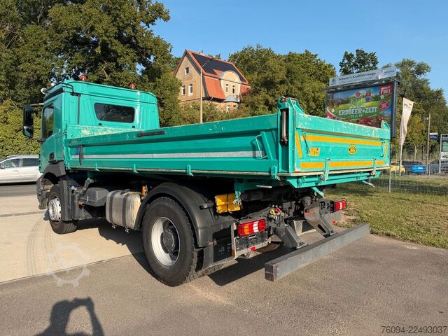 Three-sided tipper truck MERCEDES-BENZ Arocs 1836 4x2 MEILLER Kipper AHK 35to
