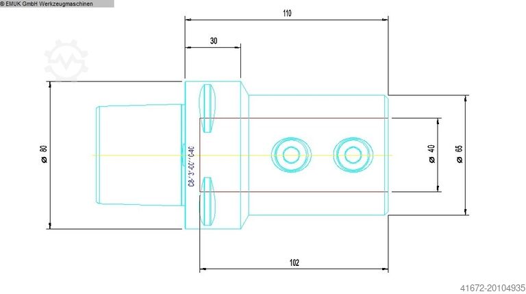 Werkzeugaufnahme SANDVIK COROMANT Adapter - Zylinderschaft