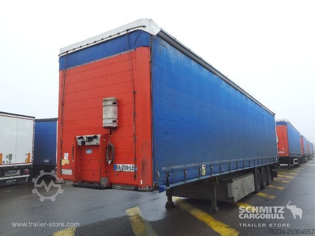 Open semitrailer with tarp Schmitz Cargobull Semitrailer Curtainsider Standard