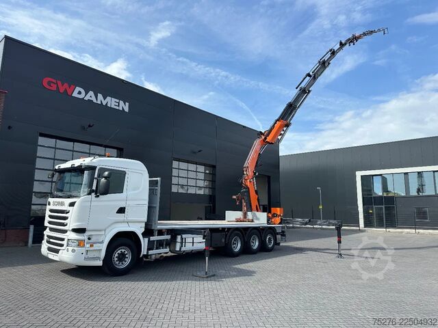 Crane truck Scania R490 8x4 Tridem Fassi F660 + Fly Jib Euro 6