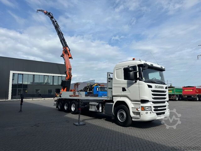 Crane truck Scania R490 8x4 Tridem Fassi F660 + Fly Jib Euro 6
