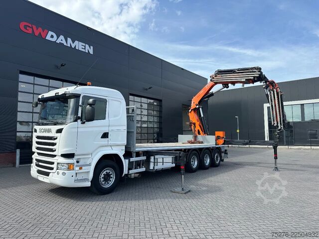 Crane truck Scania R490 8x4 Tridem Fassi F660 + Fly Jib Euro 6