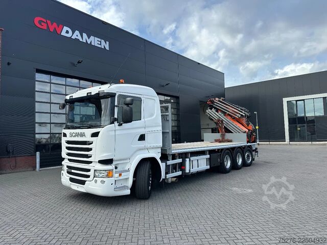 Crane truck Scania R490 8x4 Tridem Fassi F660 + Fly Jib Euro 6