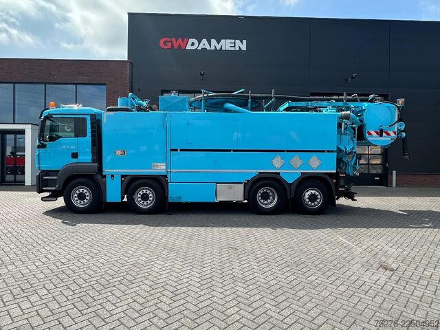 Suction vehicle MAN TGS 35.400 8X2-4 BL WIEDEMANN SUPER 1000
