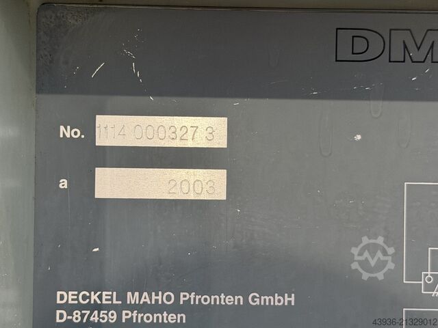 5 Achse zentrum DECKEL MAHO DMU 100T Deckel Maho DMU 100T