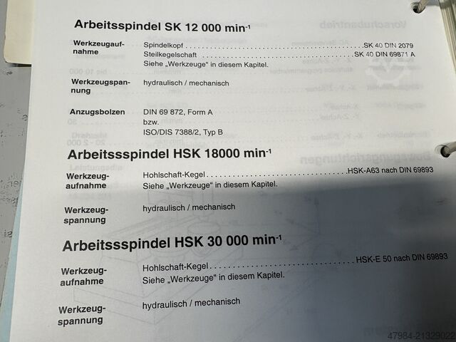 Universal-Bearbeitungszentrum DECKEL MAHO DMU 70 VL