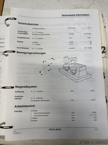 Universal-Bearbeitungszentrum DECKEL MAHO DMU 70 VL