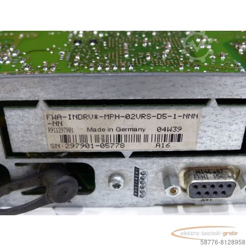 Rexroth component Rexroth CSH01.1C-SE-ENS-NNN-NNN-S1-S-NN-FW MNR: R911296634 SN:04228