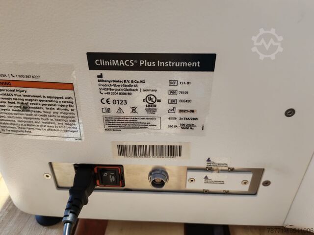 Magnetic cell separator Miltenyi Biotec CliniMACS Plus