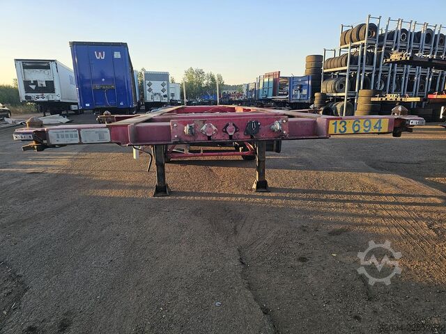 Transport von Containern BURG BPO 12-27 CCXGX-00/   FOOT/BPW DRUM/APK 13...