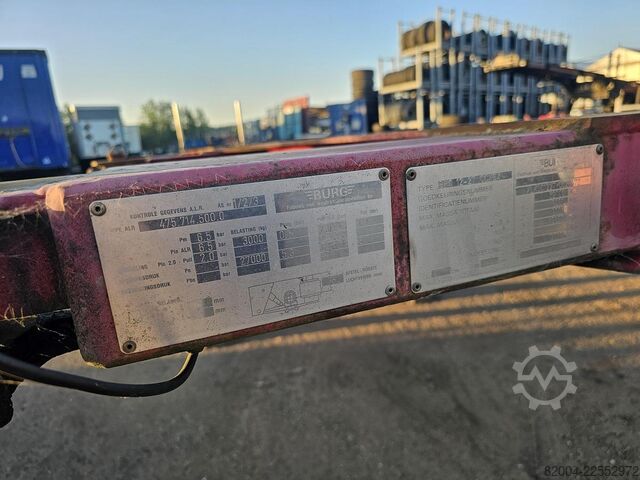 Transport von Containern BURG BPO 12-27 CCXGX-00/   FOOT/BPW DRUM/APK 13...