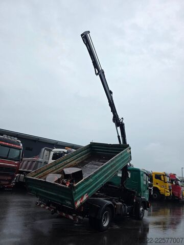 Tipper van MAN 8.174 / E3 / Kipper Kran Greifer / 2X AHK