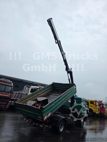 Dreiseitenkipper MAN 8.174 / E3 / Kipper Kran Greifer / 2X AHK
